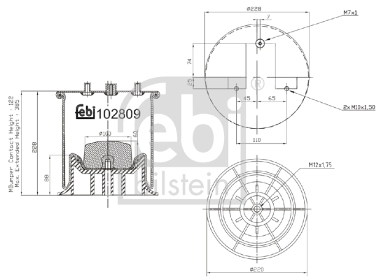 Bellow, air suspension